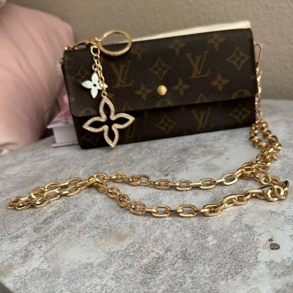 Louis Vuitton Monogram Portefeiulle Sarah Long Bifold Wallet/converted - Picture 1 of 12